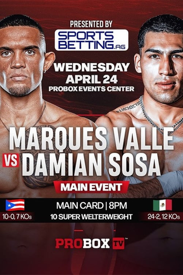 Marques Valle vs. Damian Sosa