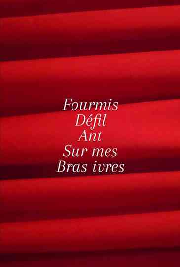 Fourmis défilant sur mes bras ivres. Poster