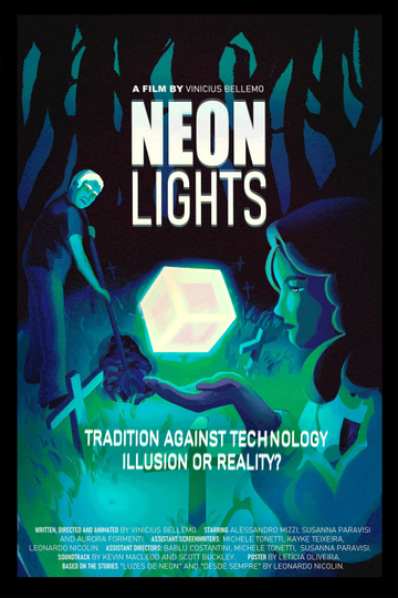 Neon Lights Poster