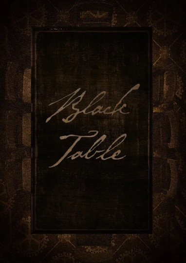 Black Table Poster