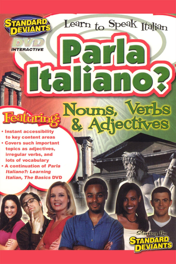 Standard Deviants - The Lively World of Italian: Nouns, Verbs & Adjectives Poster