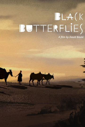 Black Butterflies Poster