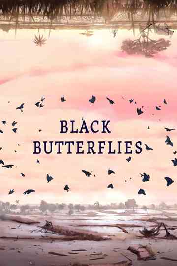 Black Butterflies Poster