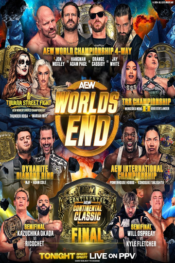 AEW: Worlds End Poster