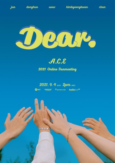 A.C.E ONLINE FANMEETING Poster