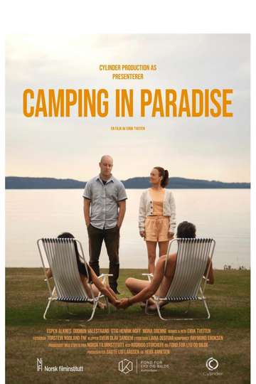 Camping in Paradise Poster