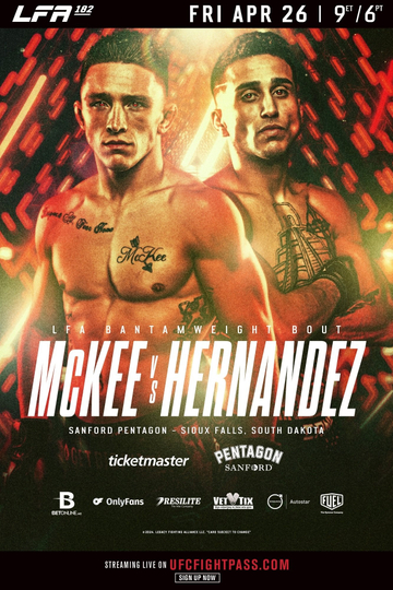 LFA 182: McKee vs. Hernandez Poster