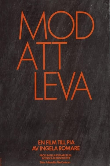 Mod att leva Poster