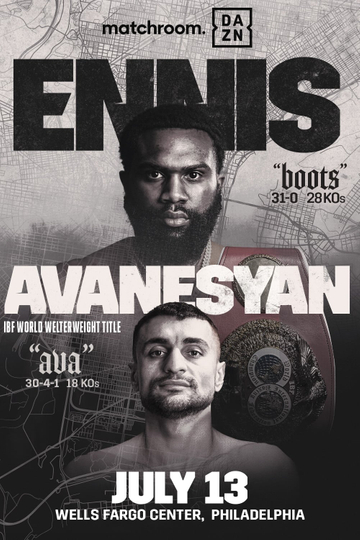 Jaron Ennis vs. David Avanesyan Poster