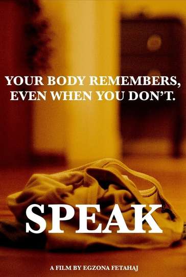 Speak Poster
