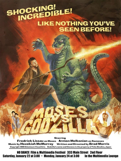 Moses vs. Godzilla Poster