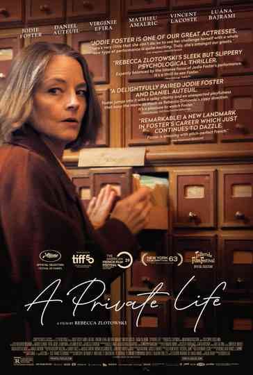 A Private Life poster