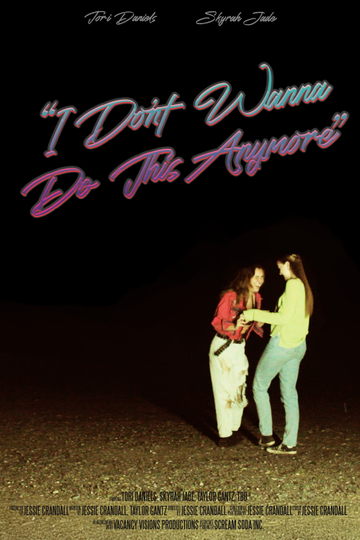 "I Don't Wanna Do This Anymore" Poster