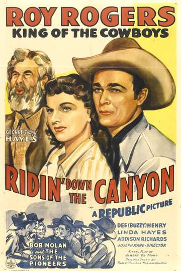 Ridin Down the Canyon Poster