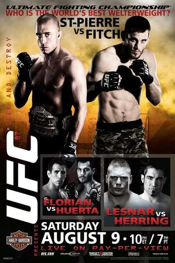 UFC 87 Seek and Destroy Poster