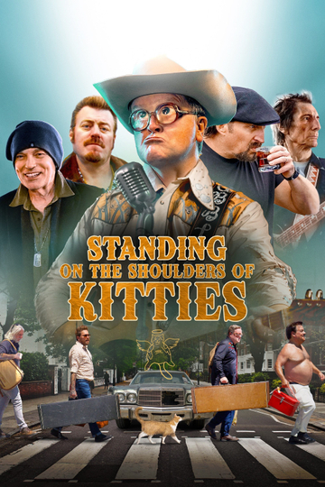 Standing on the Shoulders of Kitties Poster