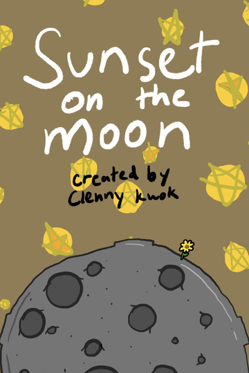 Sunset on the Moon Poster