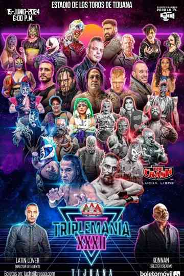AAA TripleMania XXXII: Tijuana Poster