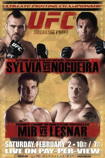 UFC 81: Breaking Point Poster