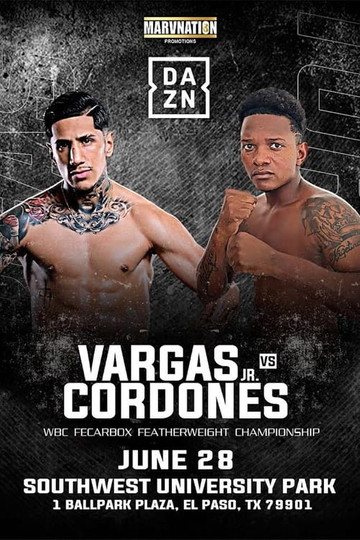 Fernando Vargas Jr. vs. Juan Carlos Cordones Poster