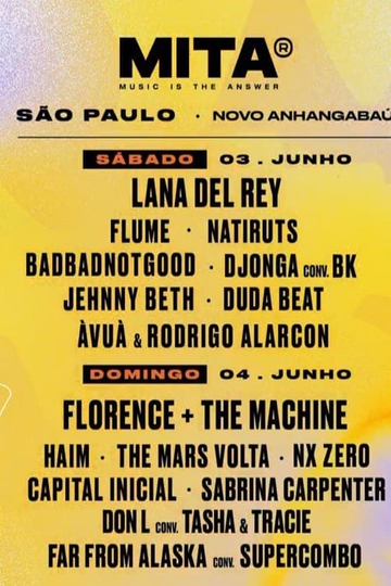 Lana Del Rey - MITA FESTIVAL Poster