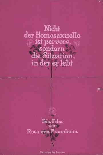 It Is Not the Homosexual Who Is Perverse, But the Society in Which He Lives Poster