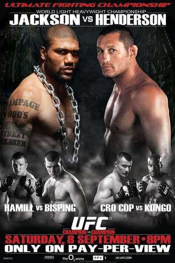 UFC 75 Champion vs Champion Poster