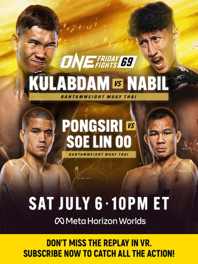 ONE Friday Fights 69: Kulabdam vs. Anane Poster