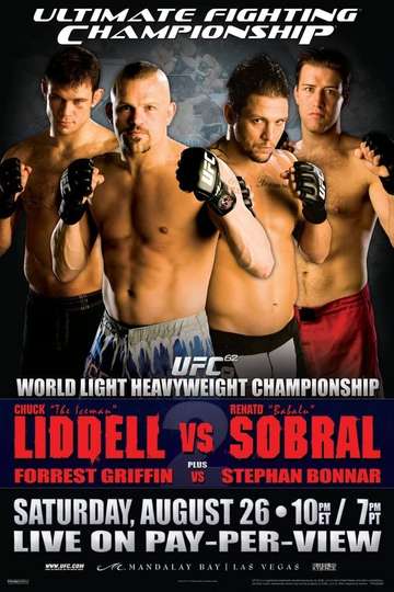 UFC 62 Liddell vs Sobral Poster