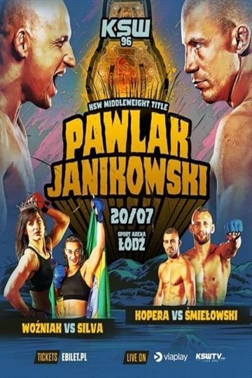 KSW 96: Pawlak vs. Janikowski Poster