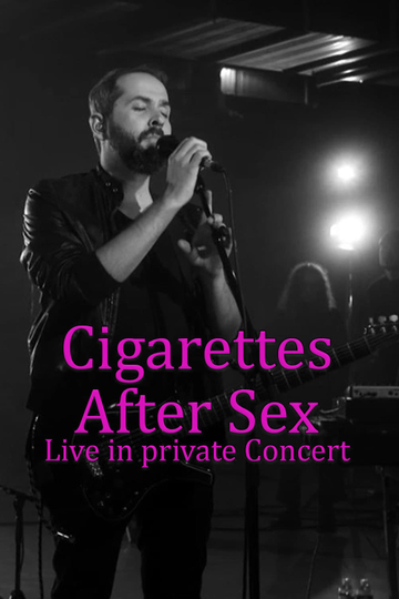 Cigarettes After Sex in Private Paris Concert Poster