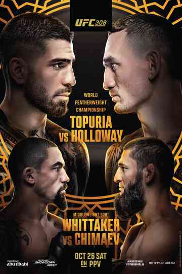 UFC 308: Topuria vs. Holloway Poster