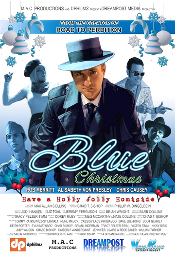 Blue Christmas Poster