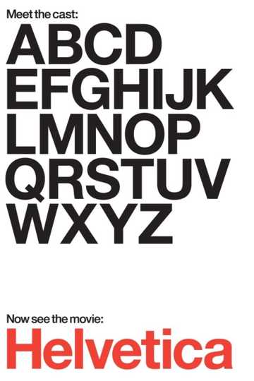 Helvetica Poster