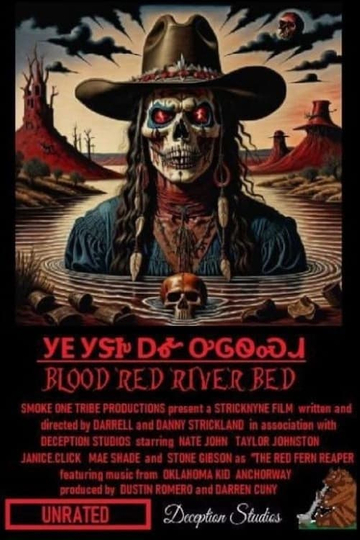 Blood Red River Bed Poster