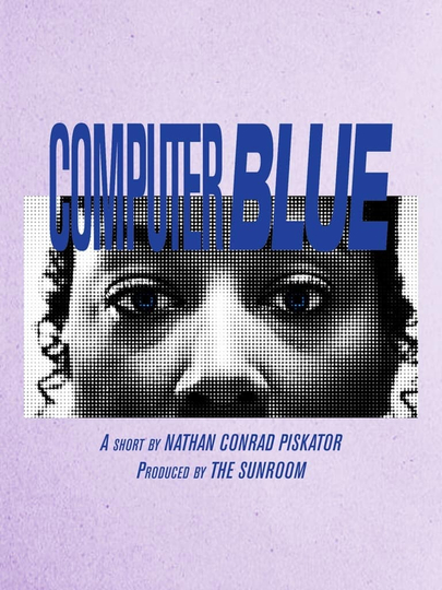 Computer Blue Poster