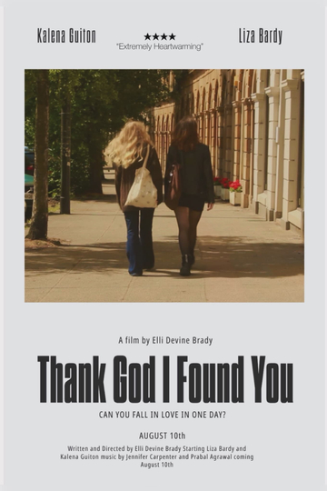 Thank God I found You Poster