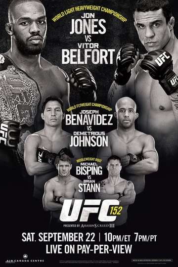 UFC 152 Jones vs Belfort Poster