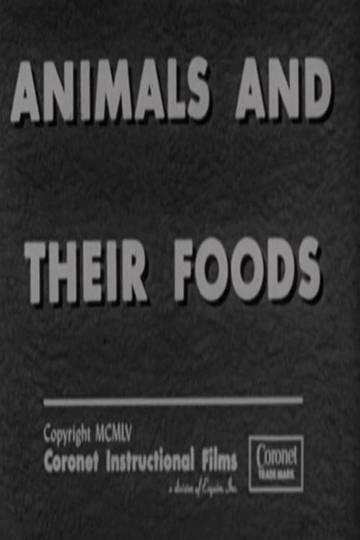 Animals and Their Foods Poster