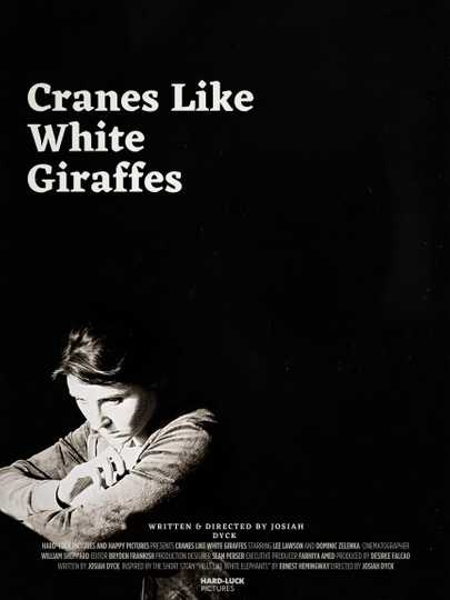 Cranes Like White Giraffes Poster