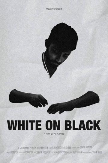 White on Black Poster