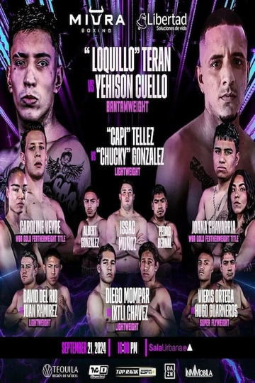 Andres Teran vs. Yehison Cuello Poster