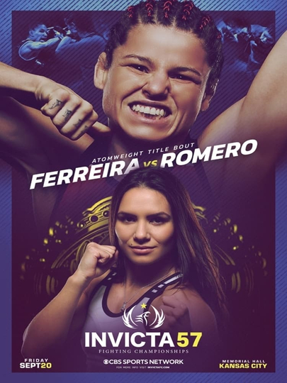 Invicta FC 57: Ferreira vs. Romero Poster