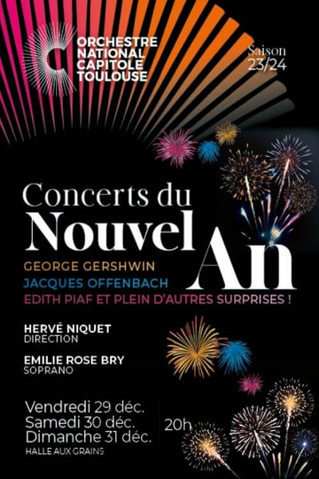 Bernstein, Bizet, Offenbach, Gershwin - Concert de fêtes à Paris Poster