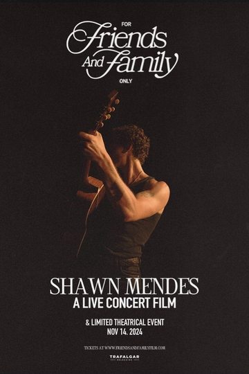 Shawn Mendes: For Friends and Family Only – A Live Concert Film Poster