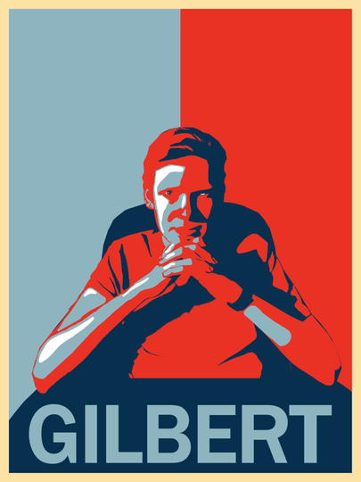 Gilbert Ticklefinger: The Debate Poster