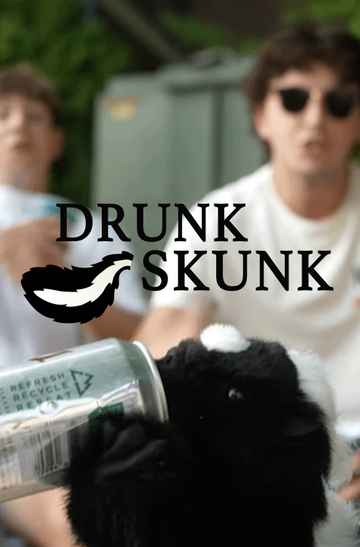 Drunk Skunk Poster