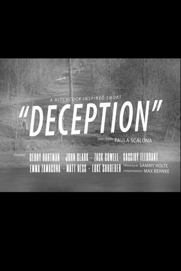 Deception Poster