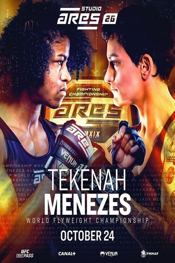 ARES 26 Studio: Tekenah vs. Menezes Poster