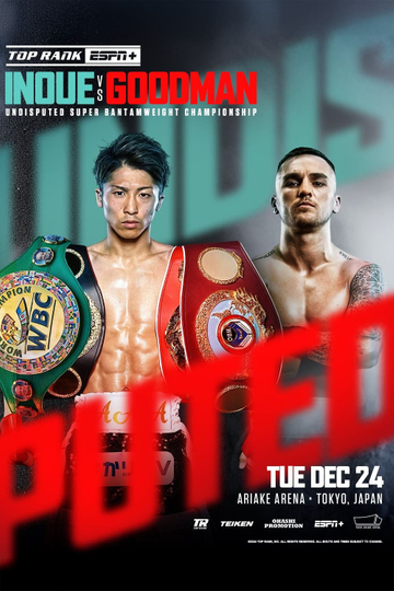 Naoya Inoue vs. Sam Goodman Poster